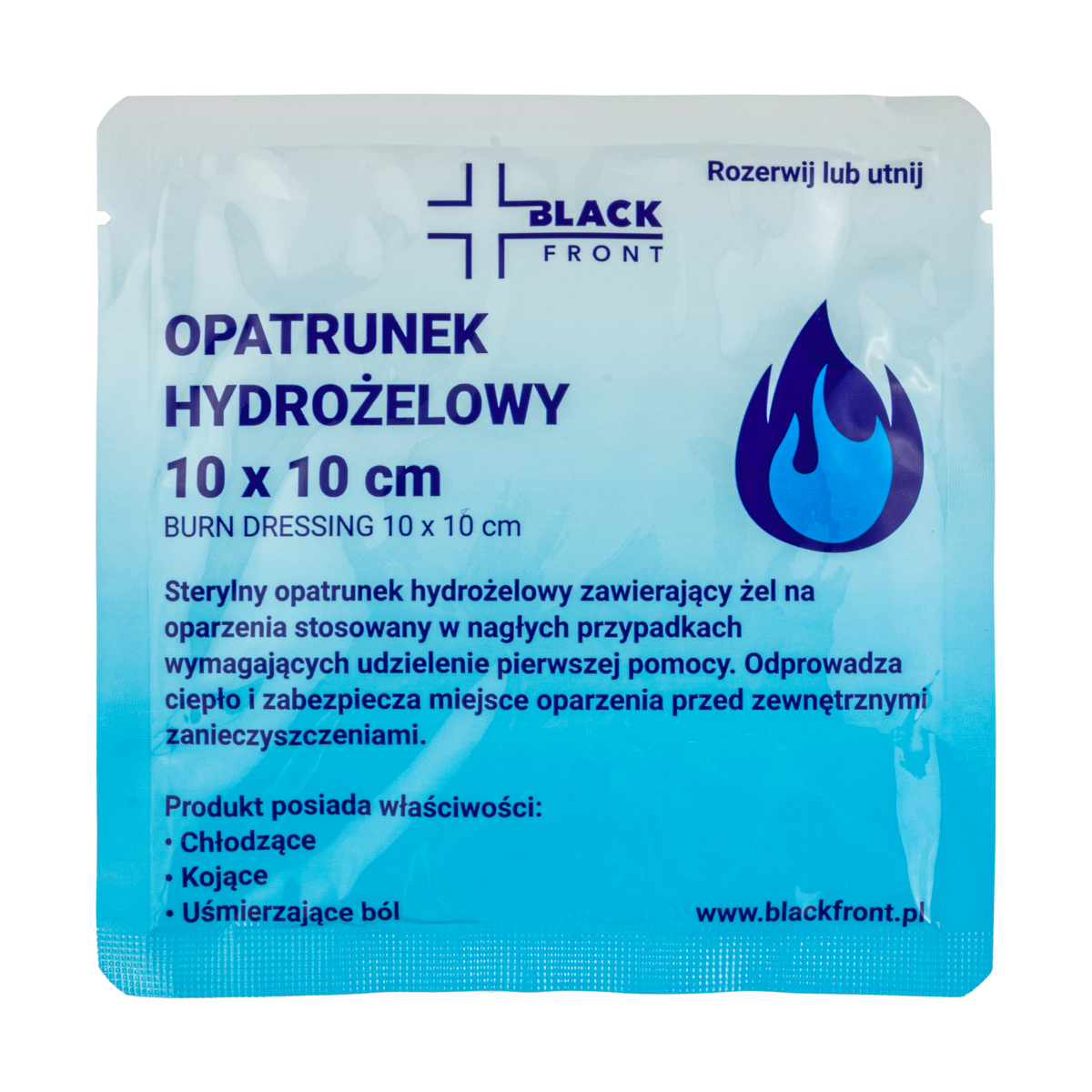 Opatrunek hydrożelowy Longbow 10x10 cm