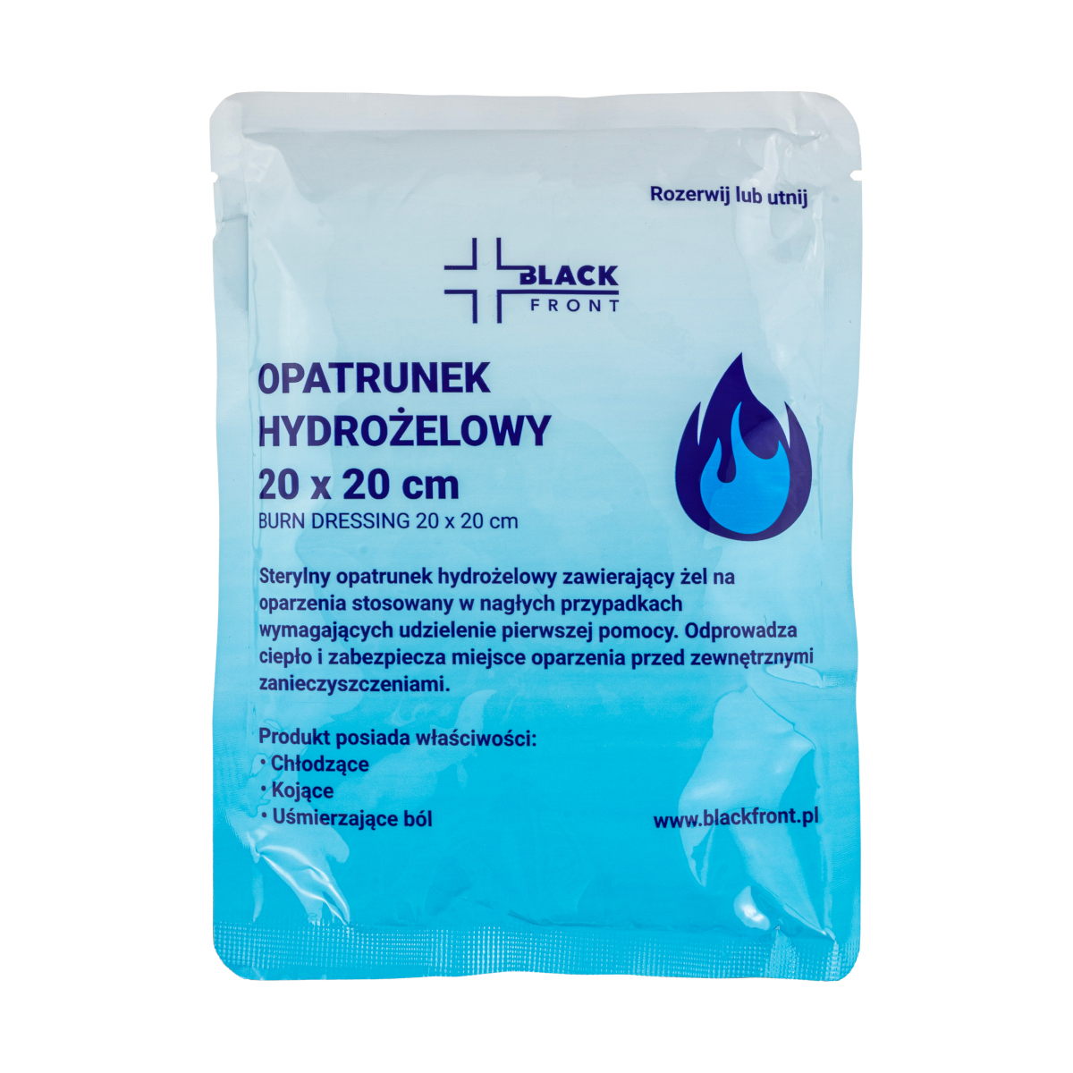 Opatrunek hydrożelowy Longbow 20x20 cm